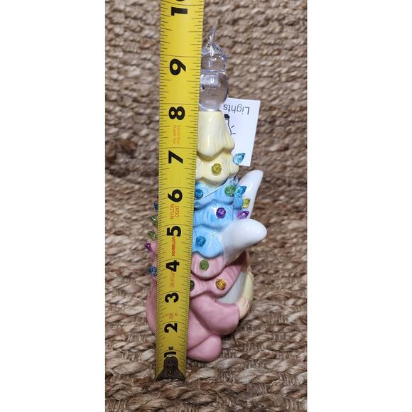 Lighted Easter Retro GNOME Tree Multicolor Tabletop Centerpiece Holiday Decor - Picture 4 of 6